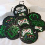 Gamer Diamond Art Coaster set